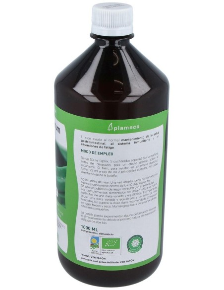 Aloe Verum Bio Sin Aloina 1Litro de Plameca