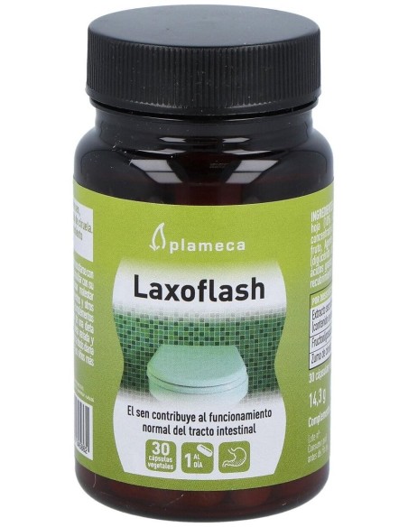 Laxoflash 30 Cápsulas Vegetales de Plameca