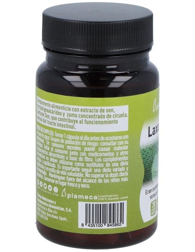 Laxoflash 30 Cápsulas Vegetales de Plameca