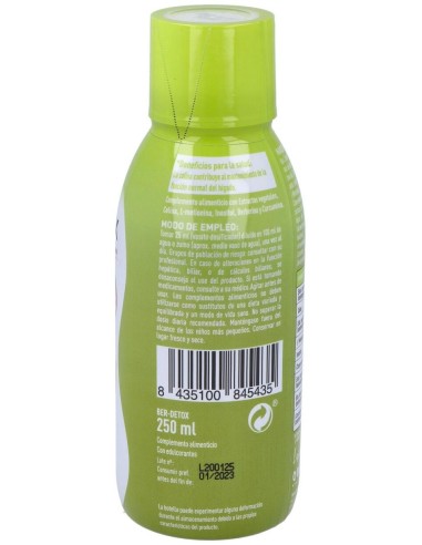 Ber-Detox Sabor Fresa 250Ml. de Plameca