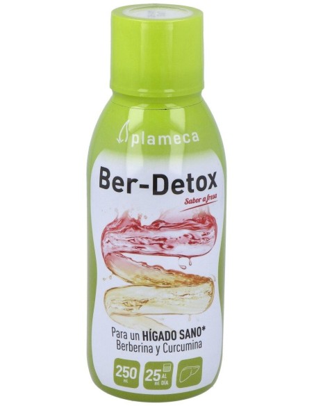 Ber-Detox Sabor Fresa 250 Ml de Plameca