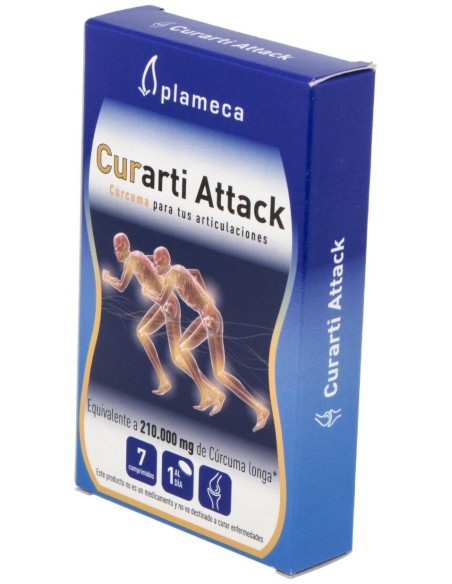 Curarti Attack 7 Comprimidos De Plameca