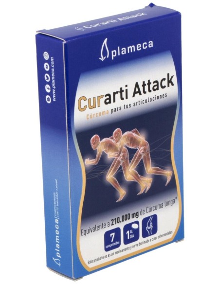 Curarti Attack 7 Comprimidos De Plameca