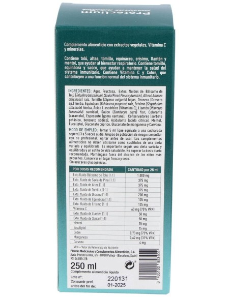 Protectium Pectoral Adultos 250 Ml de Plameca