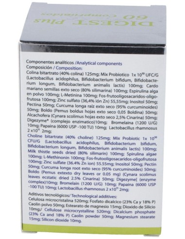 Digest Plus 60Comp. Veterinaria de Cumediet
