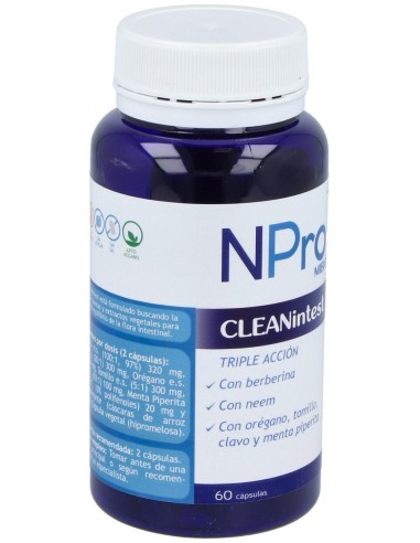 Npro Cleanintest 60Cap. de Npro