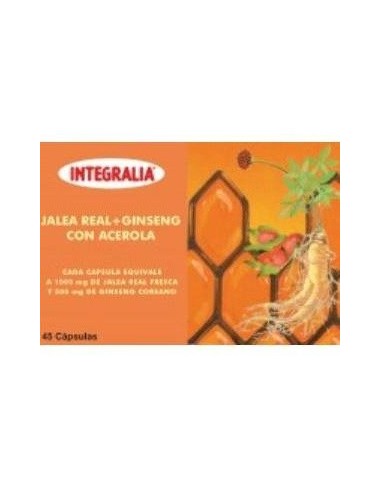 Jalea Real+Ginseng Con Acerola 45Cap. de Integralia