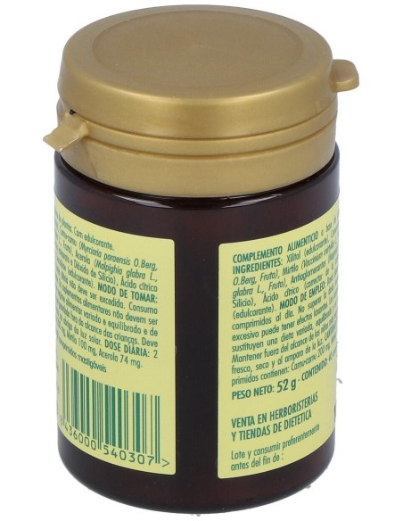 Acerola Plus Con Mirtilo 40Comp.Mast. de Integralia