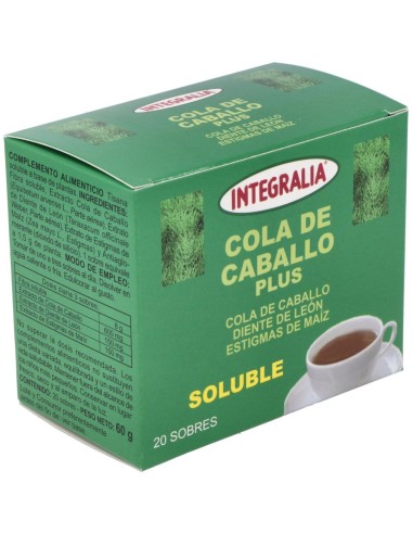 Cola De Caballo Plus Soluble 20Sbrs. de Integralia