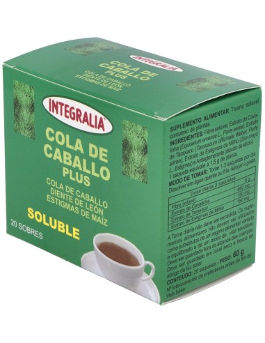 Cola De Caballo Plus Soluble 20Sbrs. de Integralia
