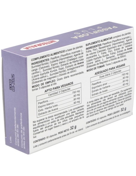 Pasiflora Plus 60Cap. de Integralia