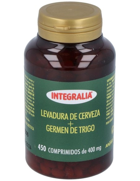 Levadura De Cerveza+Germen De Trigo 450Comp. de Integralia