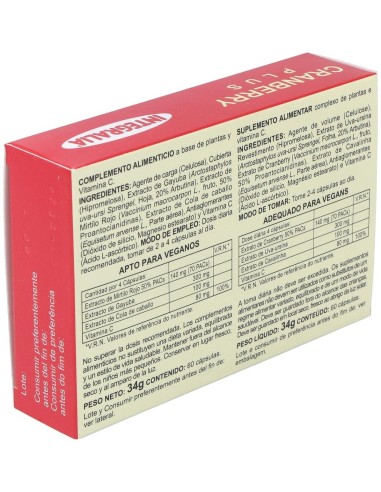Cranberry Plus 60Cap. de Integralia