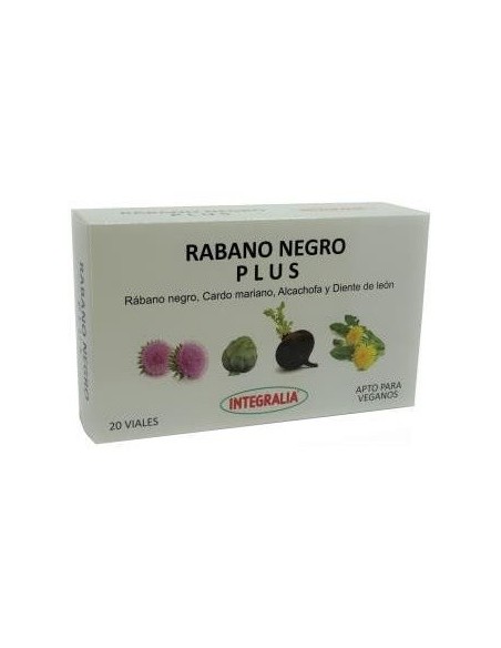 Rabano Negro Plus 20Viales de Integralia