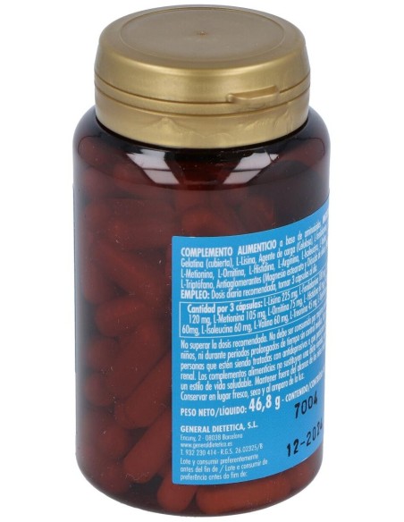 Aminoacidos Esenciales Plus 90Cap. de Integralia