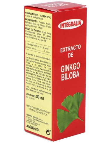 Ginkgo Biloba Concentrado 50Ml. de Integralia