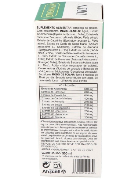Dren Originalia Jarabe 500Ml. de Integralia