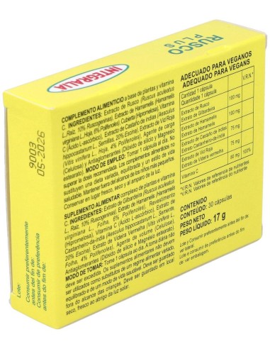 Rusco Plus 30Cap. de Integralia