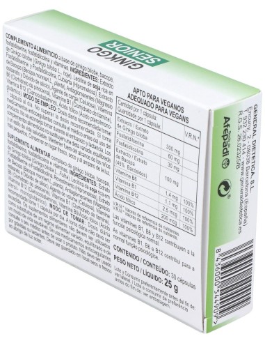 Ginkgo Complex 30Cap. de Integralia