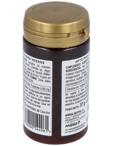 Alga Chlorella Ecologica 60Cap. de Integralia