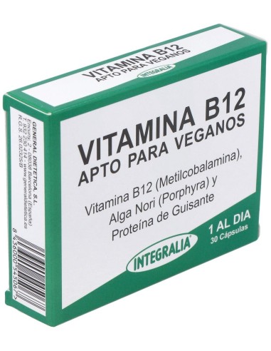 Vitamina B12 30Cap. de Integralia
