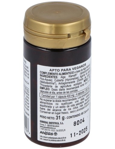 Alga Klamath Eco 60Cap. de Integralia