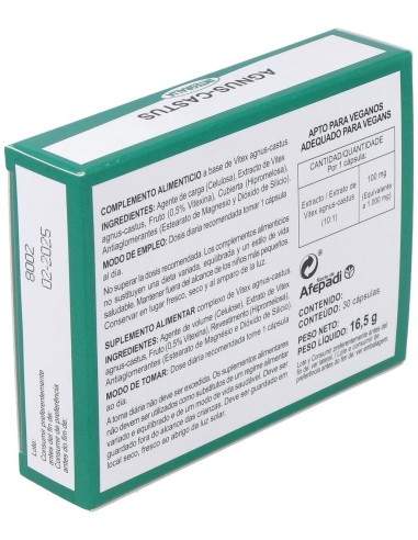 Vitex Agnus Castus 30Cap. de Integralia