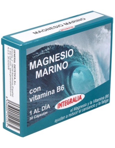 Magnesio Marino Con Vit. B6 30Cap. de Integralia