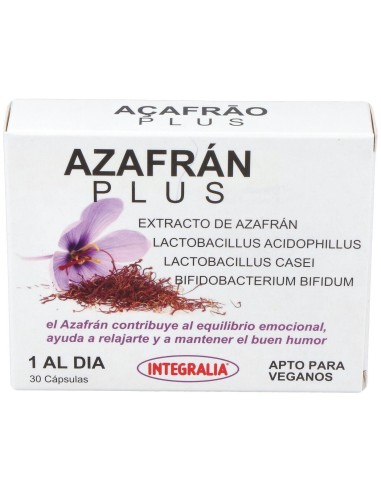 Azafran Plus 30Cap. de Integralia