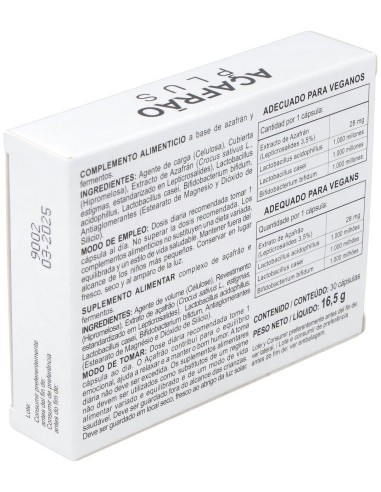Azafran Plus 30Cap. de Integralia