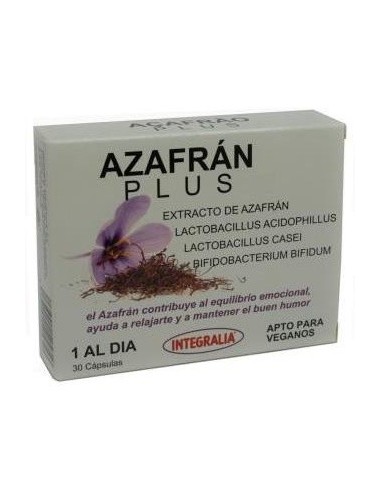 Azafran Plus 30Cap. de Integralia