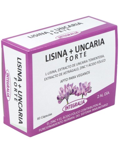 Lisina + Uncaria Forte 60Cap. de Integralia