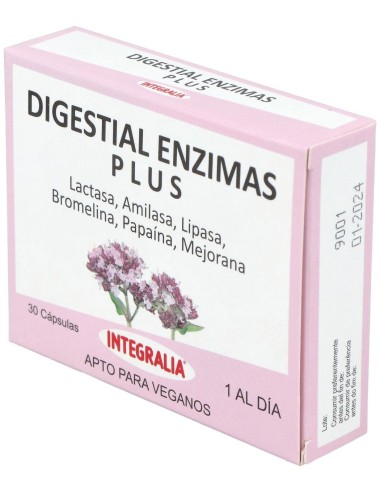 Digestial Enzimas Plus 30Cap. de Integralia