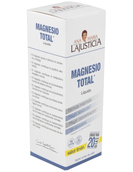 Magnesio Total Liquido Sabor Limon 200Cc de Ana Maria Lajusticia
