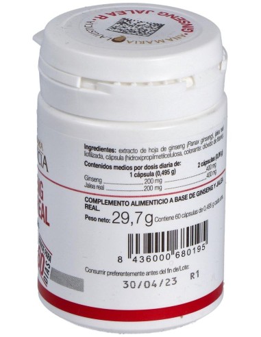 Jalea Real Con Ginseng 60Cap. de Ana Maria Lajusticia