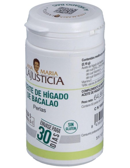 Higado Bacalao 90Perlas de Ana Maria Lajusticia