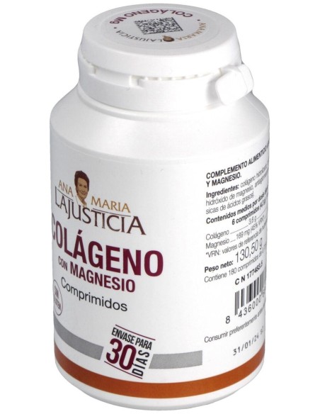 Colageno Con Magnesio 180Comp. de Ana Maria Lajusticia