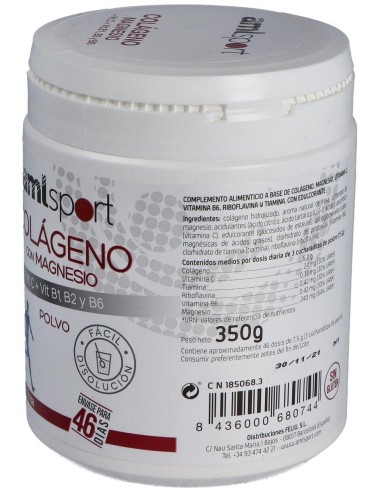 Colageno Con Magnesio+Vit. C+B1+B2+B6 Fresa 350Gr. de Ana Maria Lajusticia