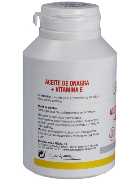 Aceite De Onagra + Vit. E 275Perlas de Ana Maria Lajusticia