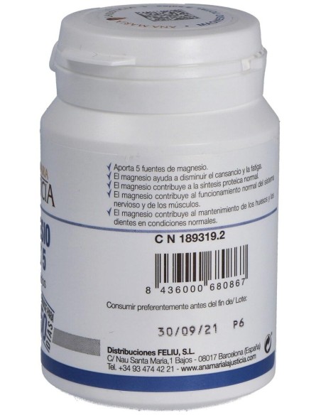 Magnesio Total 5 Sales 100Comp. de Ana Maria Lajusticia