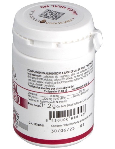 Jalea Real Con Magnesio 60Cap. de Ana Maria Lajusticia