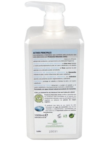 Baby Shova De Jabon Champu Infantil Aloe 1Litro de Shovade