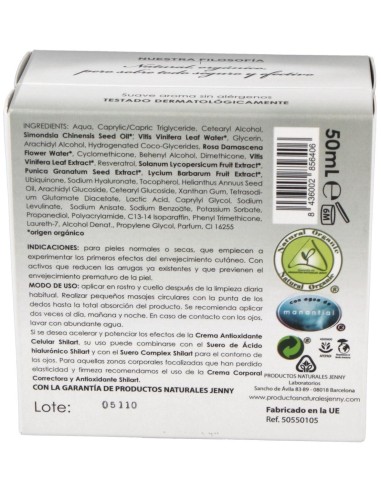 Shilart Crema Antioxidante Celular 50Ml. de Shilart