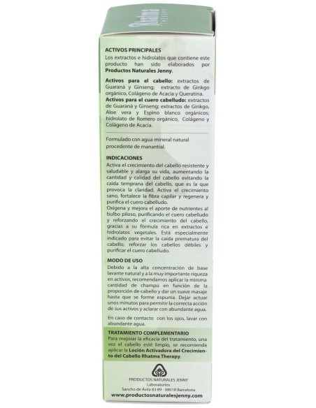 Champu Activador Del Crecimiento Guarana 100Ml. de Rhatma