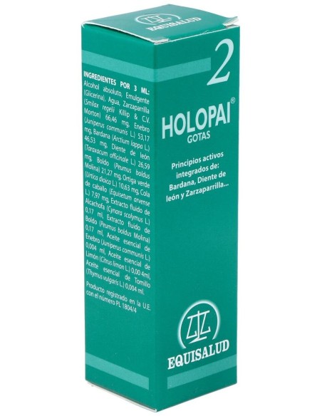 Pai-2 Holopai (Depurativo General) 31Ml. de Equisalud