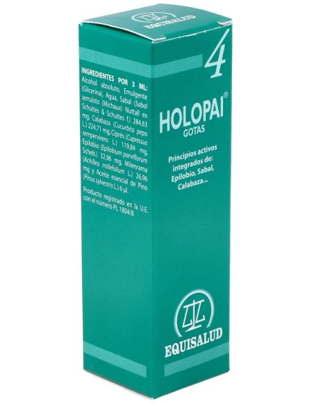 Pai-4 Holopai (Inflamacion-Prostata) 31Ml. de Equisalud
