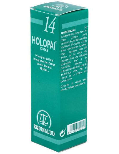 Pai-14 Holopai (Regulador Ac.Urico) 31Ml. de Equisalud