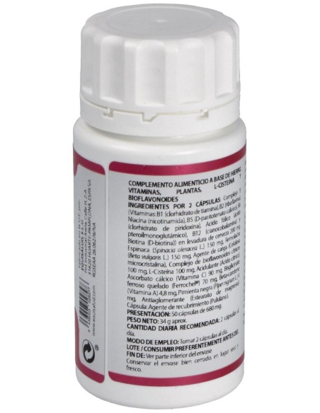 Holomega Ferro Plus 180 Cap. de Equisalud