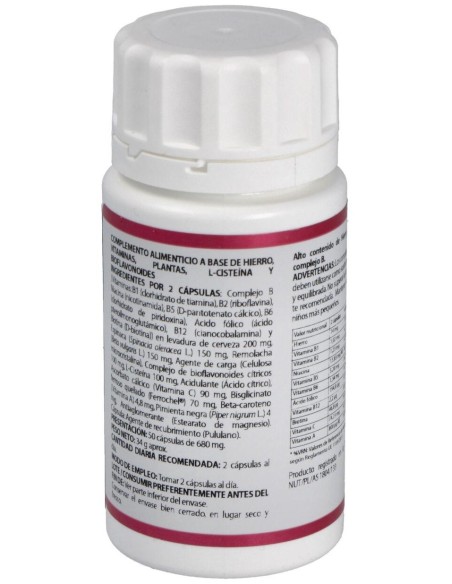 Holomega Ferro Plus 180 Cap. de Equisalud