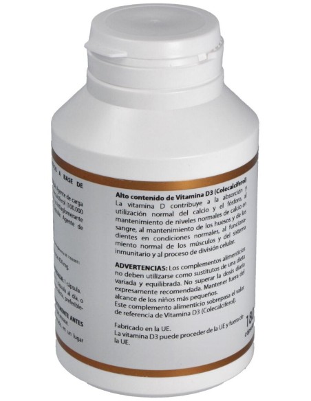 Holovit Vit. D3 2000Ui (Colecalciferol) 180Cap. de Equisalud
